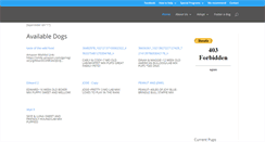 Desktop Screenshot of pawsrescuegroup.com